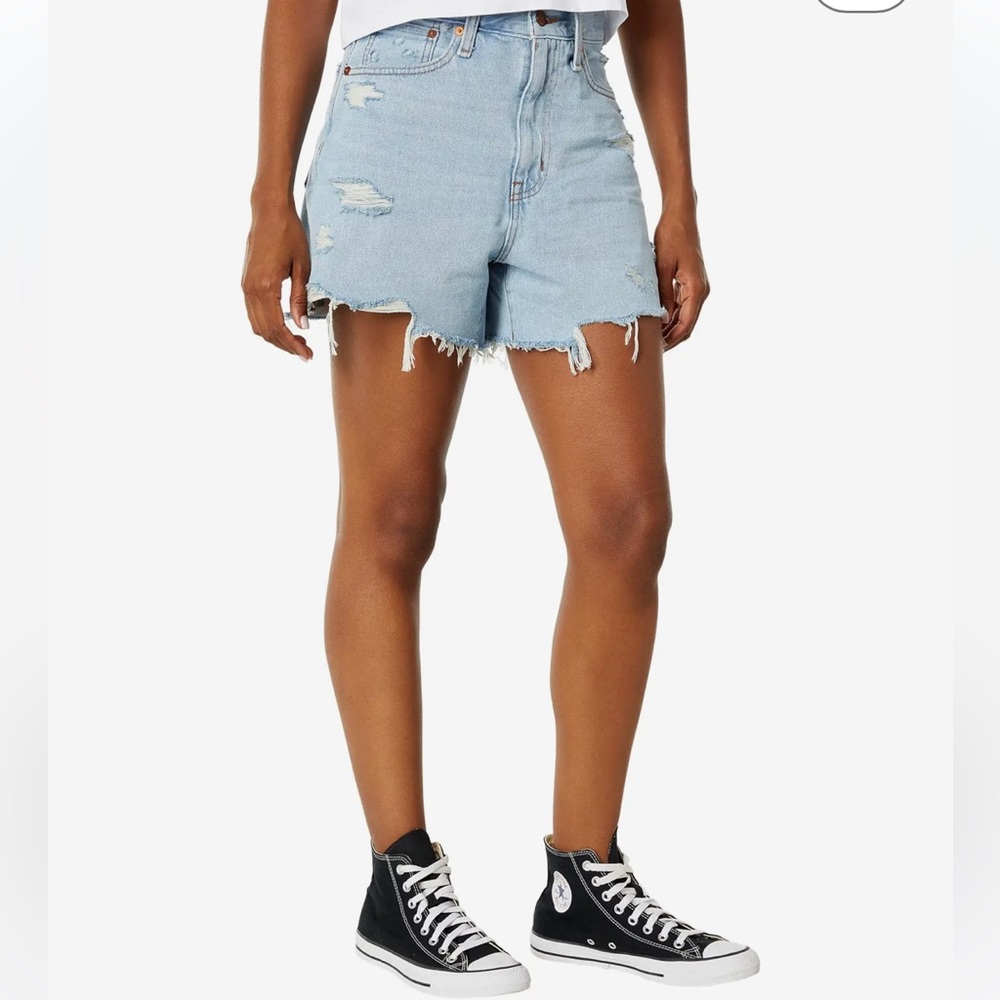 Madewell mom short in flintwood